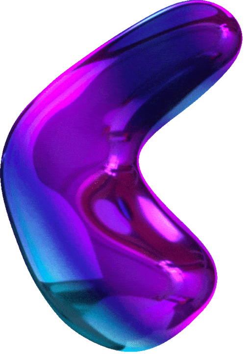 Abstract 3D shape representing workflow mapping